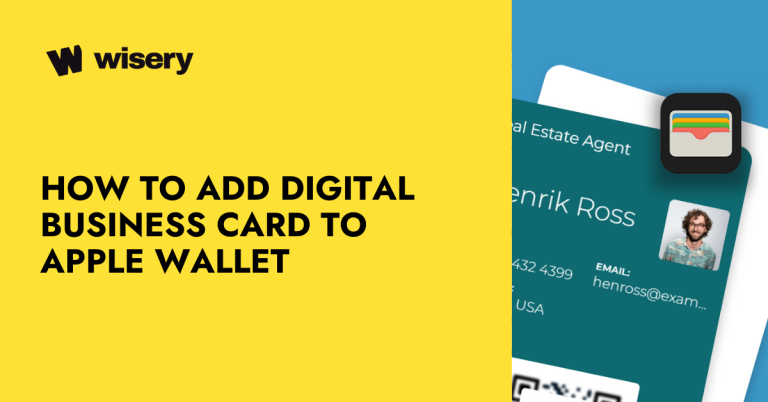 How to add a digital business card to Apple Wallet, with a wallet card example