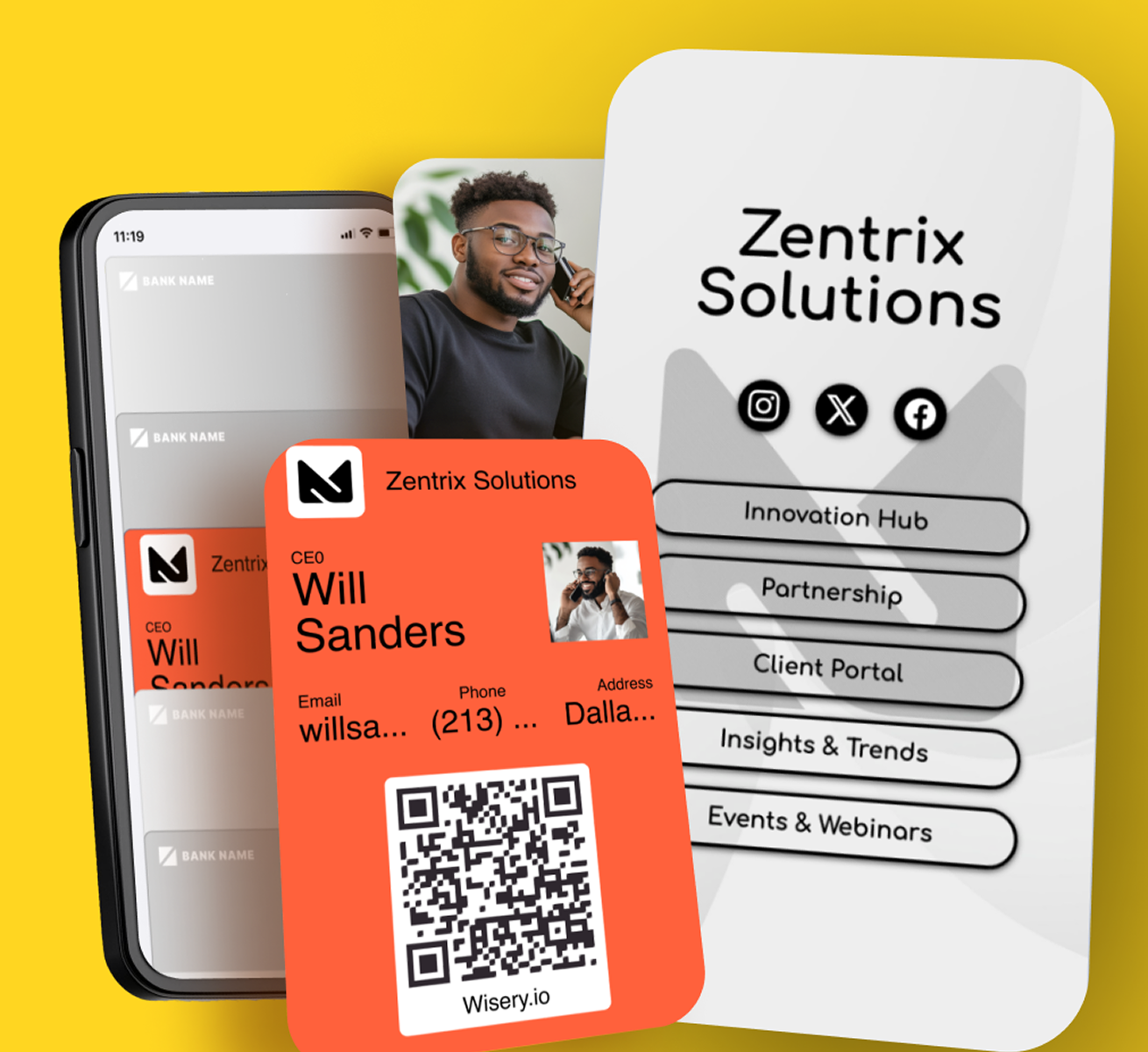 Wisery Digital Business Cards