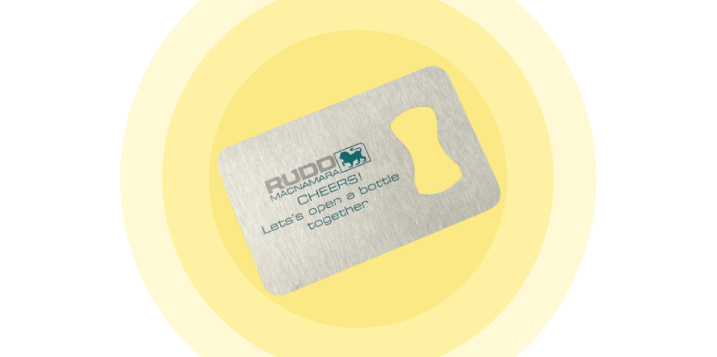 Bottle Opener Business Cards