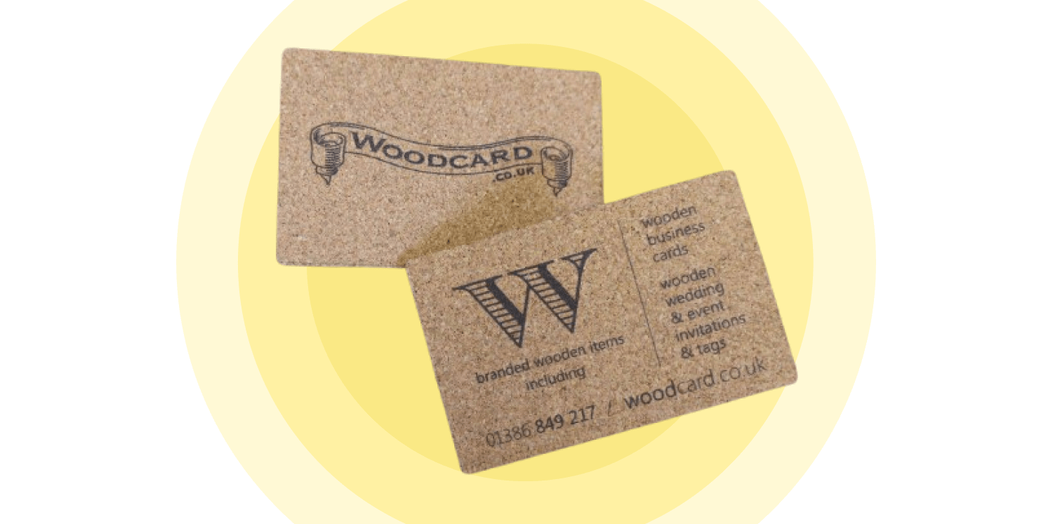 Cork or Wooden Business Cards