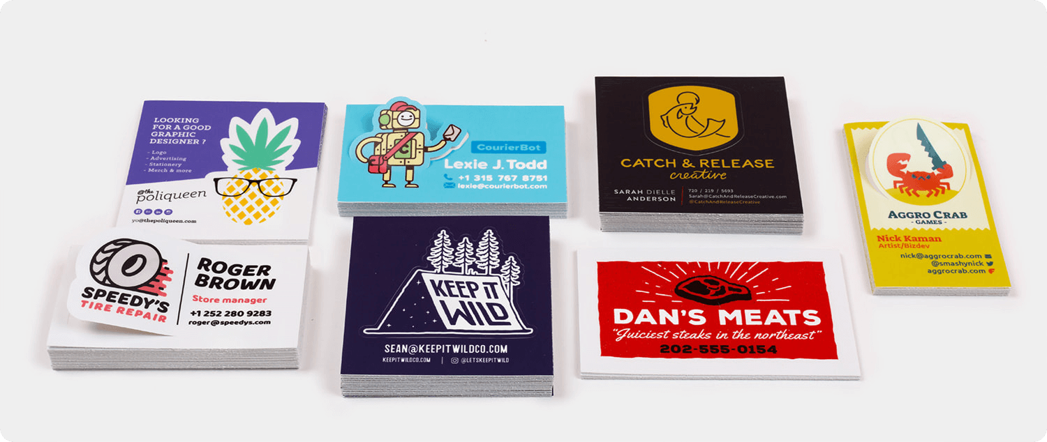 Stickers as Business Cards