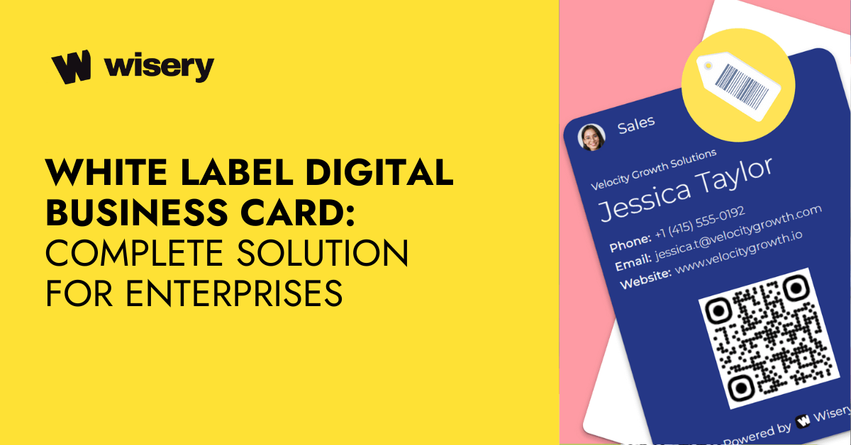 White Label Digital Business Card Complete Solution for Enterprises