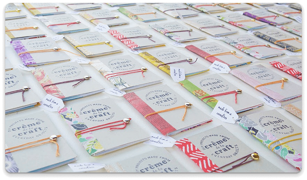 Create Mini Notebooks from Business Cards