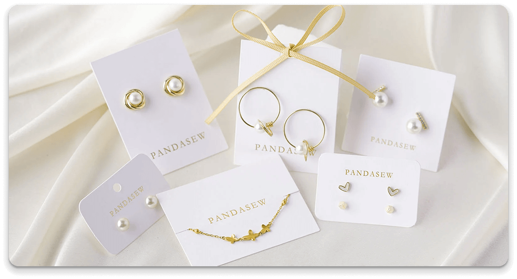 Use Business Cards as Jewellery Backings