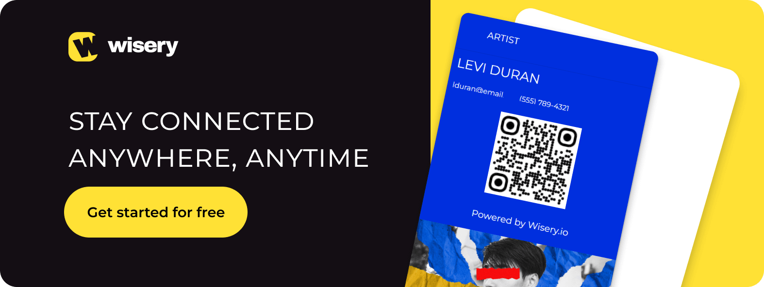 wisery banner digital card