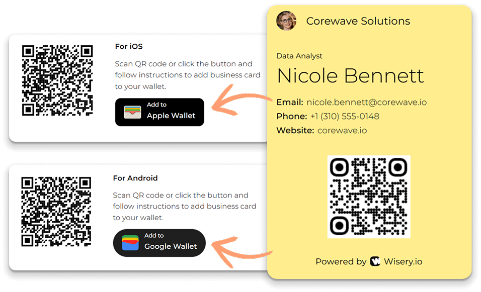 QR Code Business Cards