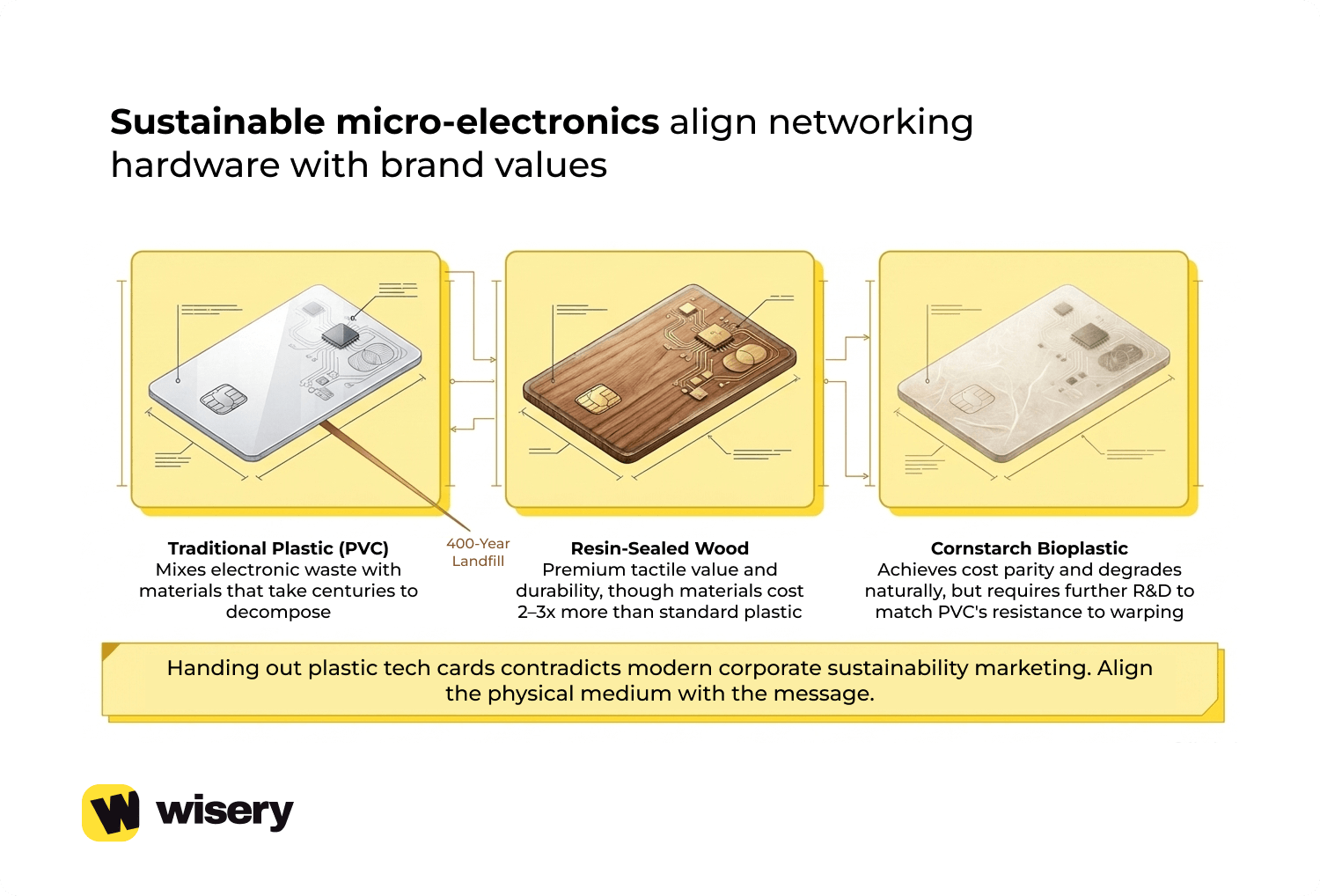 Sustainable micro-electronics align networking hardware with brand values