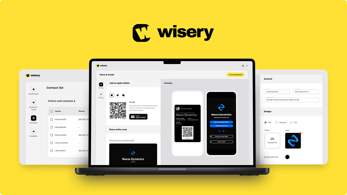 Wisery Digital Business Card